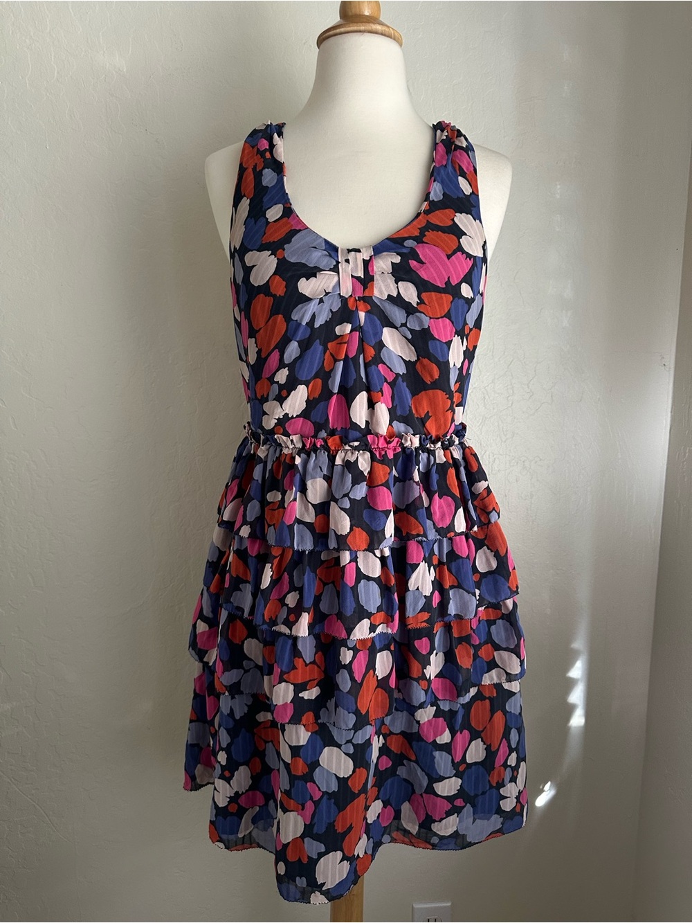 Marc by Marc Jacobs Tiered Silk Chiffon Dress
